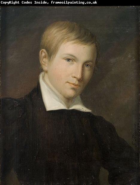 Gustav Adolf Hippius Portrait of Painter Otto Ignatius